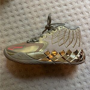 Gold La Mello Ball kids Sneakers